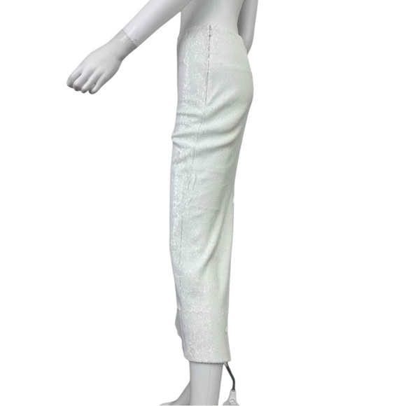 GAUCHERE White Sequin Maxi Skirt Size 34 - Picture 2 of 9